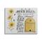 Stupell Industries Hive Rules Motivational Phrases Bee Puns Vintage Beehive Canvas Wall Art